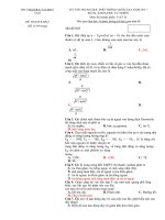 đề thi minh họa lần 3 môn lý có đáp án