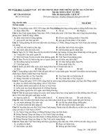 Đề thi thử nghiệm THPT quốc gia 2017 môn sử