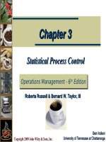 Operation management 6e by russel and taylor ch03 