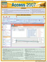 BarCharts quickstudy access 2007 