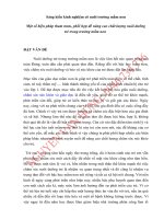 Một số biện pháp tham mưu, phối hợp để nâng cao chất lượng nuôi dưỡng trẻ trong trường mầm non