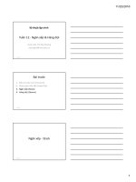 Bài giảng Kỹ thuật lập trình Ngăn xếp  Hàng đợi  GV. Hà Đại Dương