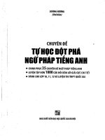 Tự học đột phá chuyên đề ngữ pháp tiếng anh