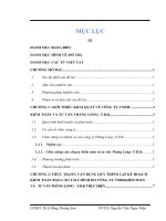 Báo cáo thực tập quá trình lập kế hoạch kiểm toán BCTC tại công ty kiểm toán và tư vấn thăng long  t d k