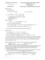 đề thi thử vào lớp 10 năm học 2017  2018