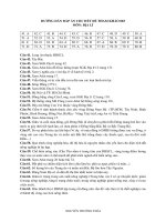 Hương dẫn đáp án chi tiết đề tham khảo lần 3 của bộ địa lí 