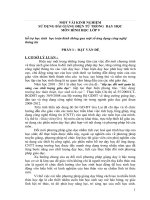 Sáng kiến kinh nghiệm  một vài kinh nghiệm sử dụng bài giảng điện tử trong dạy học môn hình học lớp 9