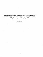 Ebook Interactive computer graphics (5th edition) Part 1