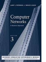 Ebook Computer network  A systems approach (3rd edition) Part 1