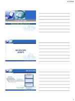 Bài giảng Cơ sở dữ liệu Mã kịch bản, hàm và thủ tục  ThS. Trịnh Hoàng Nam