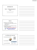 Bài giảng Kỹ thuật lập trình Dữ liệu dạng tệp tin (File)  GV. Hà Đại Dương