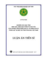Nghiên cứu đặc tính sinh học, sinh học phân tử chủ yếu của chủng virus PRRS HUA 01 và PRRS HUA 02 phân lập tại một số tỉnh phía Bắc Việt Nam (LA tiến sĩ)