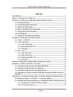 Tính toán và thiết kế hệ thống chưng luyện liên tục, thiết bị loại: Tháp đĩa để phân riêng hỗn hợp: Axeton – Nước