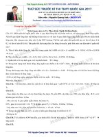 DAP AN LOI GIAI CHI TIET DE THAM KHAO LAN 3 BO GD (CAU 111 120) 