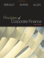 Principles of corporate finance 10e by beadley