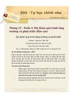 50 dự đoán quá trình tăng trưởng và phát triển