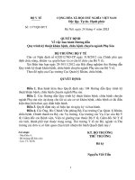 Qui trình kỹ thuật sản phụ khoa