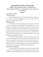 Bài thi kết thúc học phần văn hóa gia đình đại học văn hóa về văn hóa gia đình, thực trạng và xu hướng