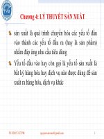 Bài giảng kinh tế vi mô chương 4