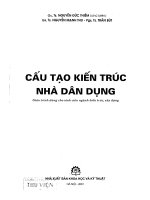 Giáo trình Cấu tạo kiến trúc nhà dân dụng Phần 1
