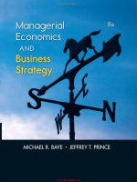 Managerial economics and business strategy 8th baye