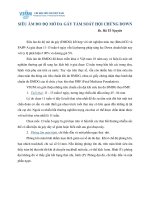 SIÊU ÂM ĐO ĐỘ MỜ DA GÁY TẦM SOÁT HỘI CHỨNG DOWN