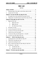 Khóa luận tốt nghiệp Thiết kế nhà máy sản xuất mì ăn liền