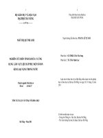 Nghiên cứu biến tính xơ dừa và ứng dụng làm vật liệu hấp phụ một số ion kim loại nặng trong nước