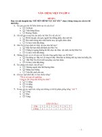 46 đề TRẮC NGHIỆM văn lớp 4 có đáp án 