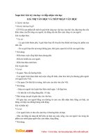 Soạn bài lớp 12: Giá trị văn học và tiếp nhận văn học 