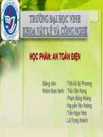 Học phần An toàn điện Bảo vệ dây trung tính