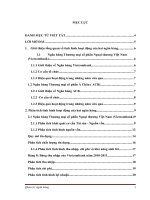 phân tích và đánh giá hoạt động của ngân hàng thương mại cổ phần ngoại thương việt nam  vietcombank và ngân hàng thương mại cổ phần á châu acb