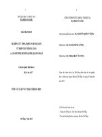 Nghiên cứu tổng hợp Levofloxacin từ hợp chất trung gian (-)-(3S)-Methylbenzoxazine quang hoạt