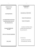 tóm tắt Quản trị kênh phân phối sản phầm bánh kẹo tại thị trường miền Trung Việt Nam của công ty TNHH Lotte Việt Nam