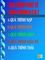 Bài giảng Nguyên lý động cơ đốt trong  Chương 2 Chu trình thực tế dùng trong động cơ đốt trong