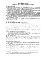 QUY CHẾ HOẠT ĐỘNG WEBSITE CUNG CẤP DỊCH VỤ TMĐT XECA.VN