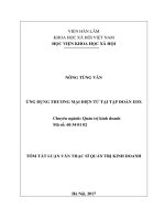 Ứng dụng thương mại điện tử tại tập đoàn EDX tt 