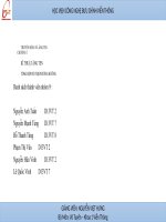 Bài thuyết trình môn truyền sóng và ăng ten Kĩ thuật ăng ten tổng hợp đồ thị phương hướng