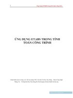 09  ung dung etabs trong  tinh toan cong trinh