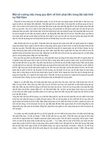 Một số vướng mắc trong quy định về hình phạt tiền trong bộ luật hình sự việt nam