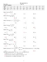 de thi thu toan 11 hoc ki 2 