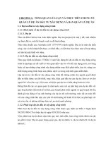 quản lý dự án tại Ban quản lý dự án 2