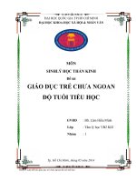 Nhom1 - PP giao duc tre chua ngoan tuoi tieu hoc
