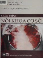NỘI KHOA CƠ SỞ TẬP 1  ĐẠI HỌC Y THÁI NGUYÊN