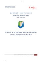 Tổng hợp đề thi violympic toán lớp 5 cấp trường (vòng 1 đến vòng 12 năm học 2014 2015) có đáp án