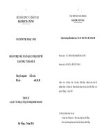 Hoàn thiện kế toán quản trị chi phí tại công ty bia Huế