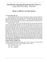 Tìm hiểu thực trạng dạy tiết luyện tập môn Toán 8 tại trường THCS Thái Hưng, Thái Bình