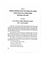 Ebook Các phương pháp thi công xây dựng (tái bản) Phần 2