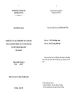 Nghiên cứu các quá trình đông tụ và oxy hóa nâng cao fenton trong xử lý nước thải nhà máy dệt nhuộm Phong Phú Hòa Khánh