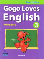 Longman   gogo loves english 3 writing book new edition 